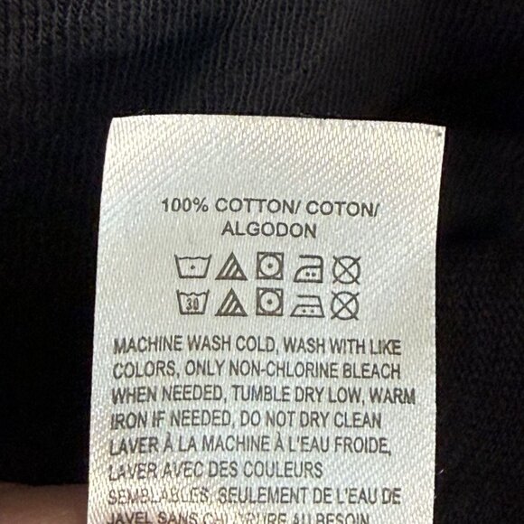 Lucky Brand Black Long Sleeve Snap Henley, L - Picture 9 of 9